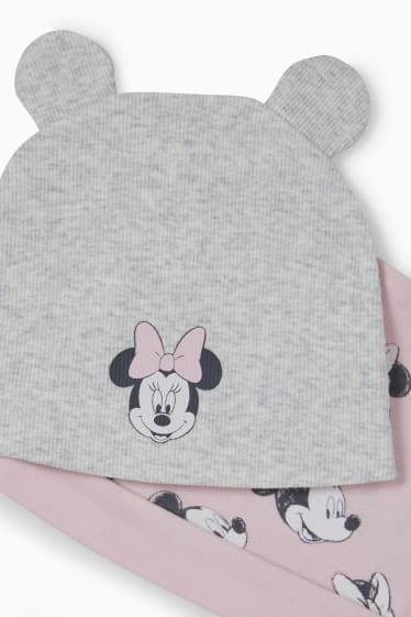Baby: meisjes - Set van 2 - Disney - baby-muts - roze