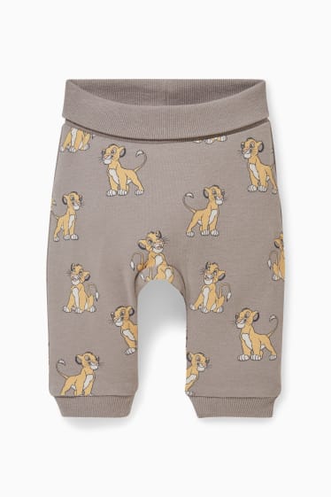 Babys - The Lion King - baby-outfit - 3-delig - grijs-bruin