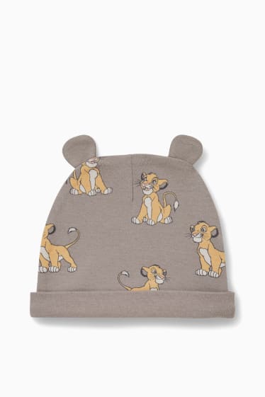 Babys - The Lion King - baby-outfit - 3-delig - grijs-bruin