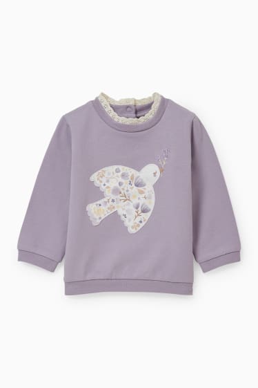 Babys - Baby-Sweatshirt - hellviolett