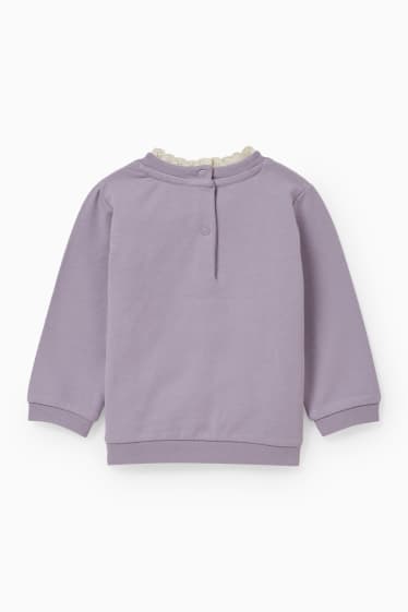 Babys - Baby-Sweatshirt - hellviolett