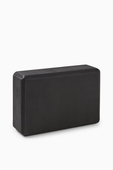 Damen - Yogablock - 23 x 15 x 7,5 cm - schwarz