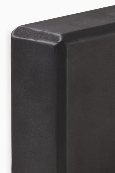 Damen - Yogablock - 23 x 15 x 7,5 cm - schwarz