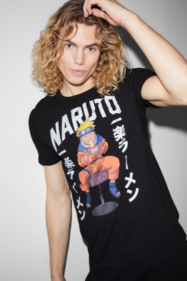 Hommes - CLOCKHOUSE - T-shirt - Naruto - noir