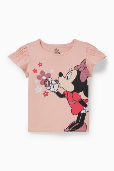 Kinder - Minnie Maus - Kurzarmshirt - pink