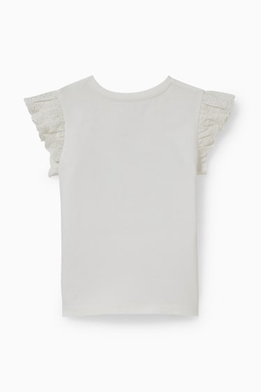 Enfants filles - Minnie Mouse - T-shirt - blanc crème