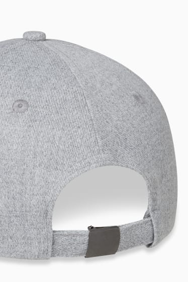 Uomo - Cappellino - grigio chiaro melange