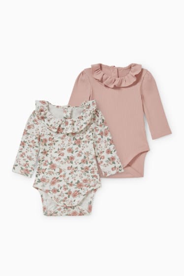 Baby Mädchen - Multipack 2er - Baby-Body - cremeweiss