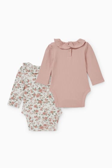 Baby Mädchen - Multipack 2er - Baby-Body - cremeweiss