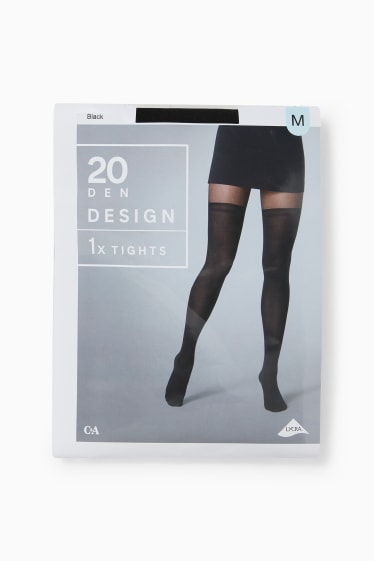 Women - Tights - LYCRA® - 60 denier - black