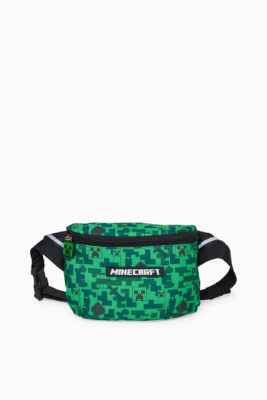 Enfants - Minecraft - sac banane - vert