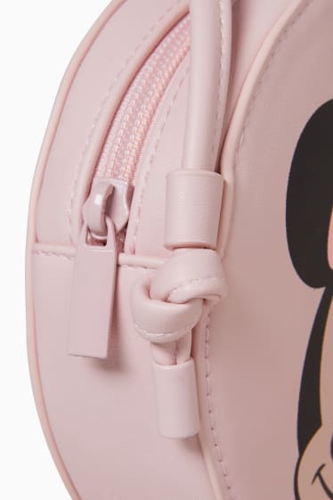 Kinder Mädchen - Minnie Maus - kleine Umhängetasche - Lederimitat - rosa