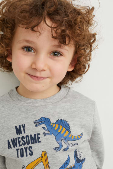 Enfants garçons - Sweat - gris clair chiné