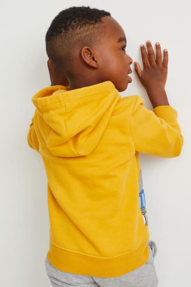 Kinder Buben - Bagger - Hoodie - gelb