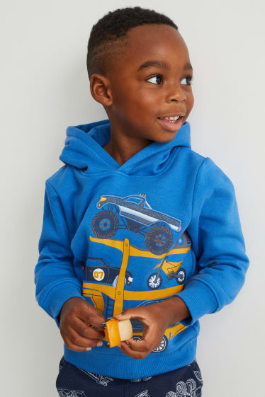 Enfants garçons - Sweat à capuche - bleu