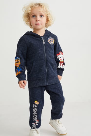 Enfants - Pat’ Patrouille - ensemble - sweat à capuche et pantalon de jogging - 2 pièces - bleu foncé