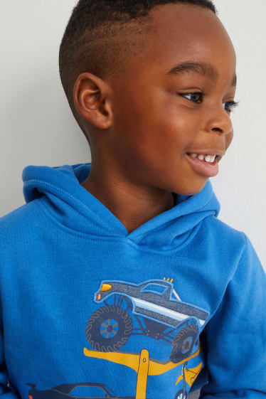 Enfants garçons - Sweat à capuche - bleu