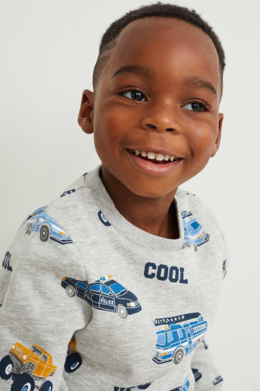 Enfants garçons - Sweat - gris clair chiné