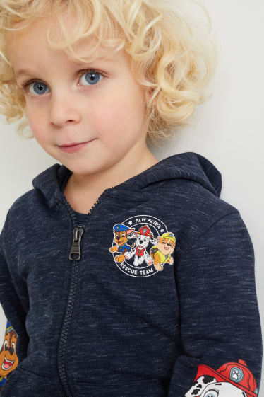 Kinderen - Paw Patrol - set - sweatvest en joggingbroek - 2-delig - donkerblauw