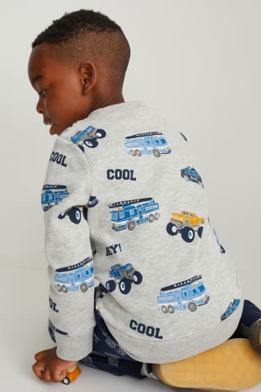 Enfants garçons - Sweat - gris clair chiné