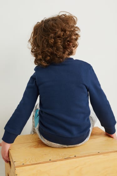 Kinder Buben - Dino - Sweatshirt - dunkelblau