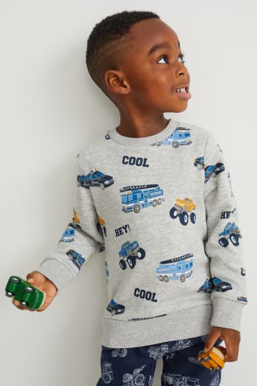 Enfants garçons - Sweat - gris clair chiné