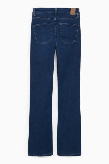 Dames - Bootcut jeans - high waist - LYCRA® - gerecyclede stof - jeansblauw