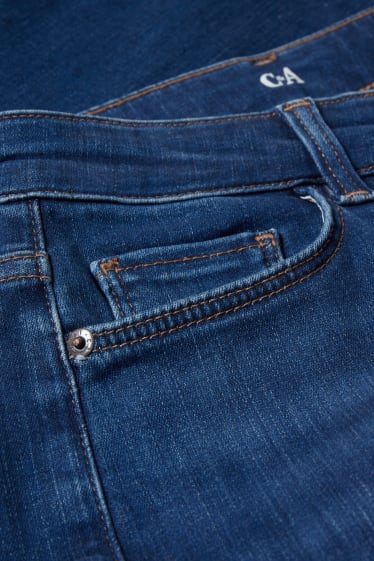 Femei - Bootcut jeans - talie înaltă - LYCRA® - material reciclat - denim-albastru