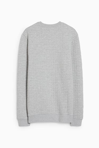 Hommes - Sweat - gris clair chiné