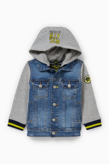 Children - Jacket with hood - blue denim