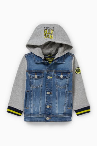 Copii - Băieți - Jachetă cu glugă - denim-albastru