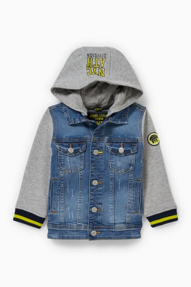 Niños - Chaqueta con capucha - vaqueros - azul