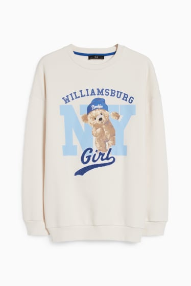 Enfants filles - Sweat - blanc crème