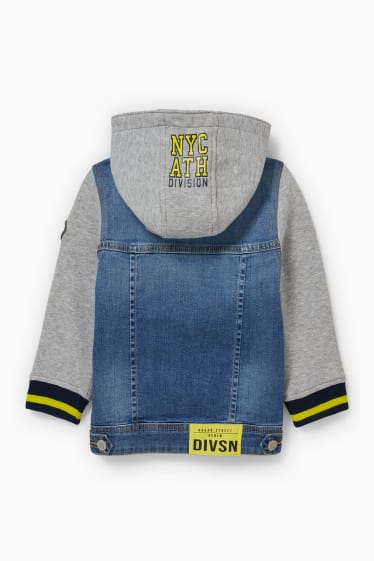 Copii - Băieți - Jachetă cu glugă - denim-albastru