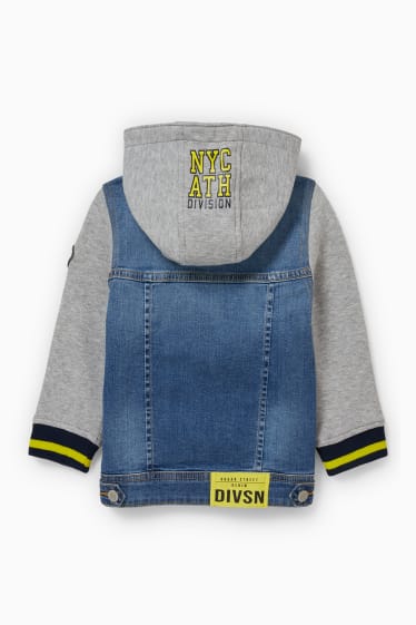 Niños - Chaqueta con capucha - vaqueros - azul