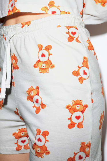 Women - CLOCKHOUSE - pyjama shorts - Care Bears - cremewhite