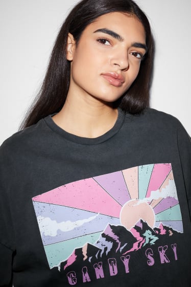 Damen - CLOCKHOUSE - Sweatshirt - dunkelgrau