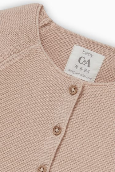 Baby Mädchen - Baby-Strickjacke - beige