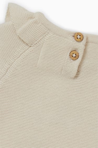 Neonate - Maglione per neonate - beige chiaro
