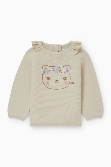 Bébés - Pullover bébé - beige clair