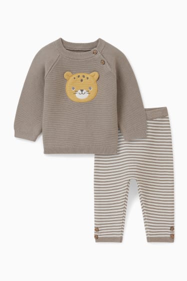 Bébés garçons - Ensemble bébé - 2 pièces - gris
