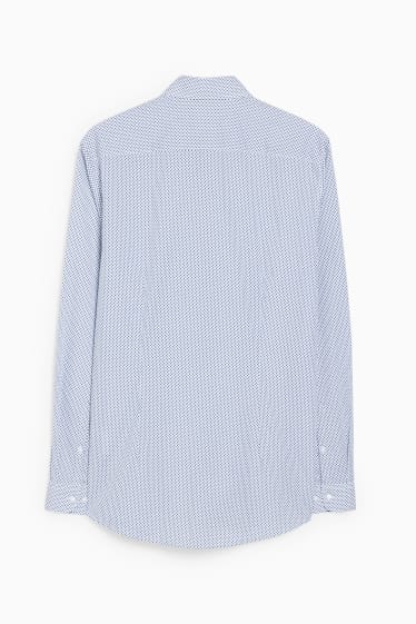 Bărbați - Cămașă office - slim fit - guler Kent - ușor de călcat - albastru deschis