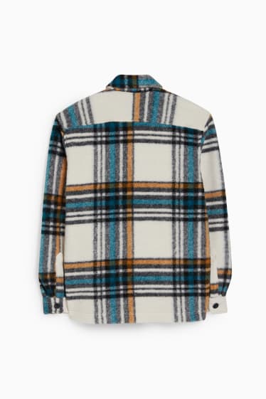 Men - Shirt jacket - check - multicoloured
