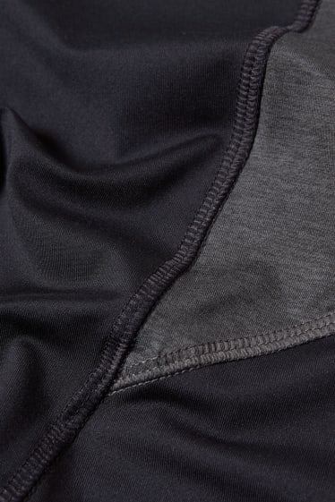 Men - Active hooded top - black