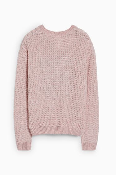 Children Girls - Jumper - rose