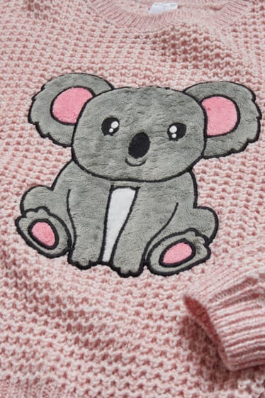 Children Girls - Jumper - rose