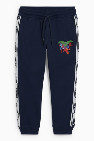 Enfants - Marvel - pantalon de jogging - bleu foncé