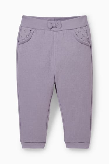Bébés filles - Pantalon de jogging pour bébé - violet clair