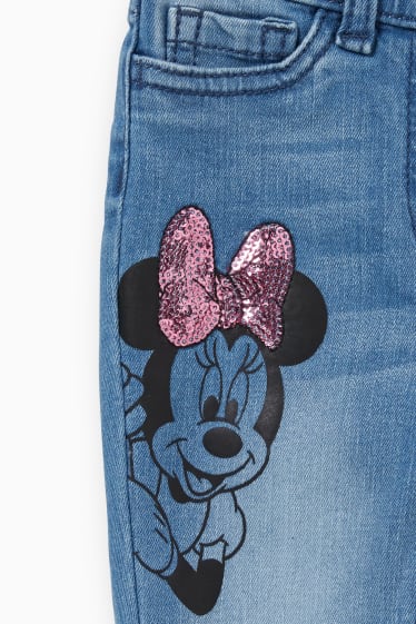 Enfants filles - Minnie Mouse - jegging jean - jean bleu