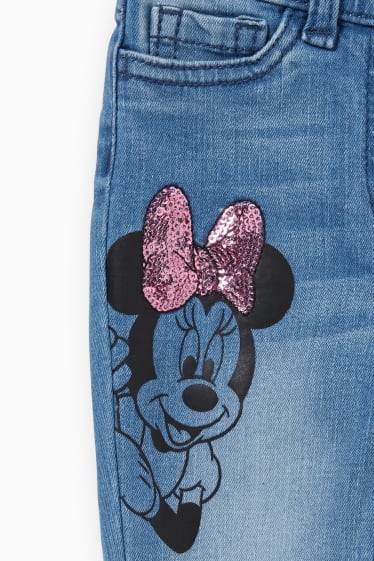 Children - Minnie Mouse - jegging jeans - blue denim